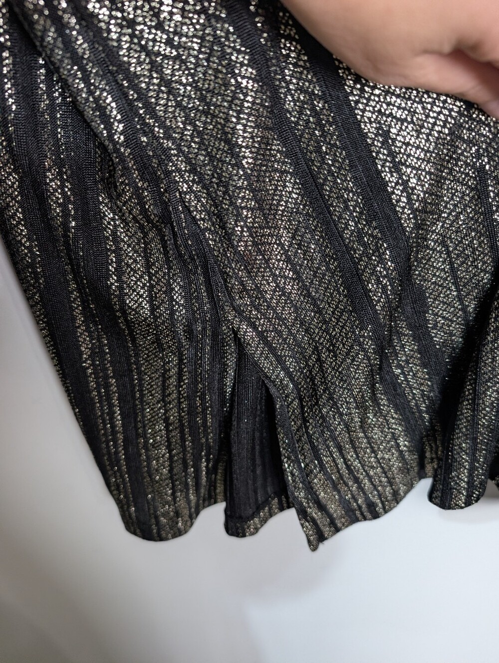 Johnny Was Jade Jenna Metallic Relaxed Flowy Evening Event 70s Tunic Top Size 3X - Picture 5 of 9